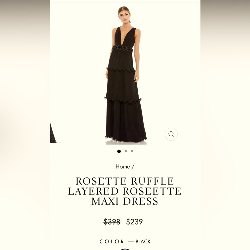 Formal black dress